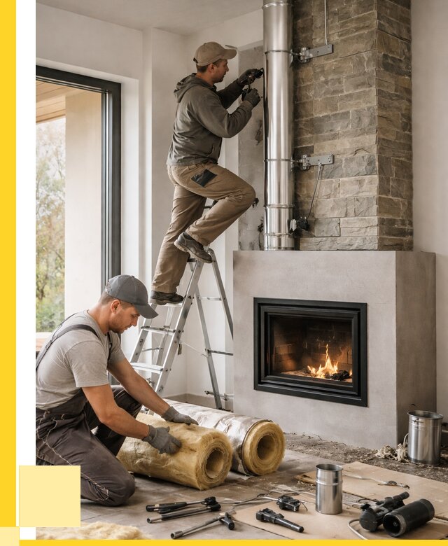 Монтаж дымоходов для каминов в Белгороде от 15581 р. ЭриданБлг