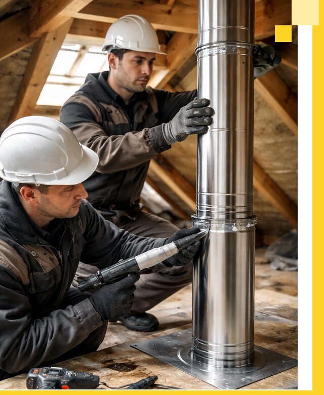Монтаж дымоходов для каминов в Белгороде с гарантией качества