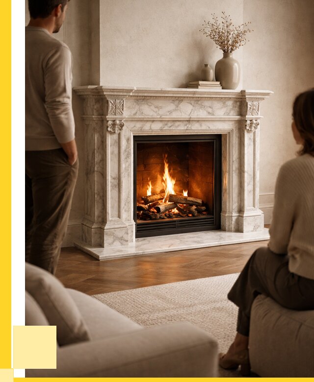 Мраморные камины под ключ в Белгороде от 259675 р. | ЭриданБлг