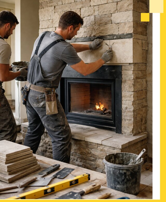 Проектирование и установка открытых каминов в Белгороде