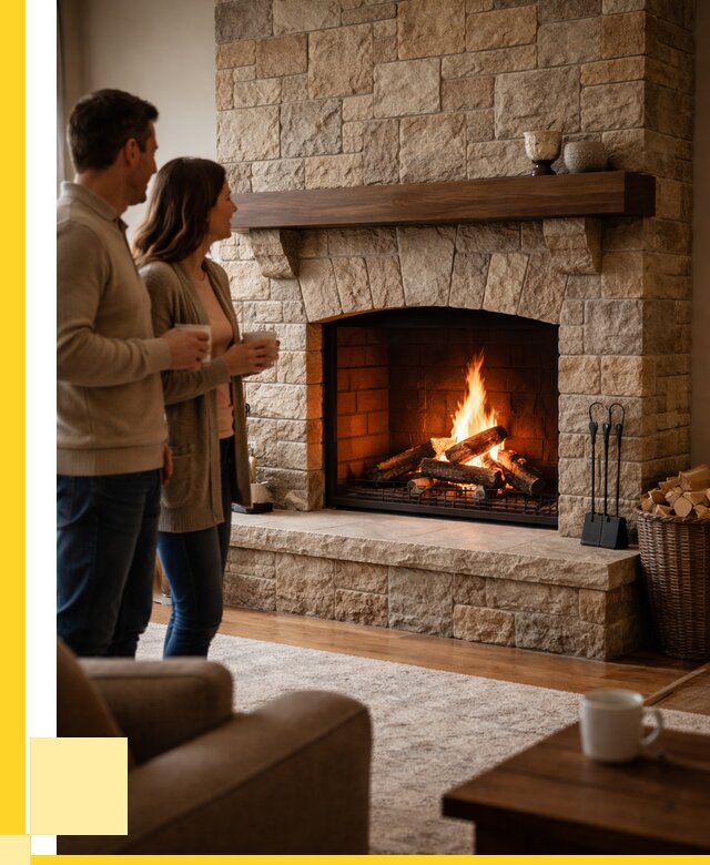 Каменные камины на заказ в Белгороде от 186966 р. | ЭриданБлг