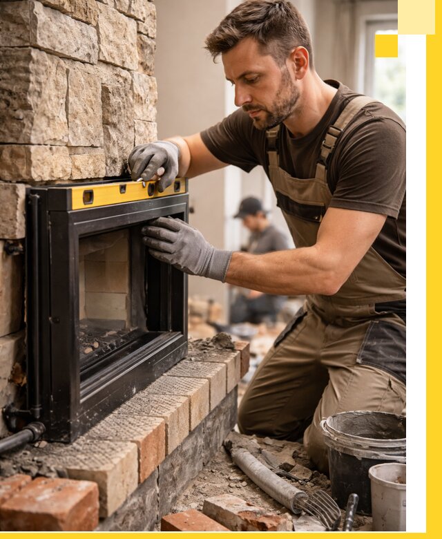 Дровяные камины под ключ в Белгороде: монтаж, обустройство