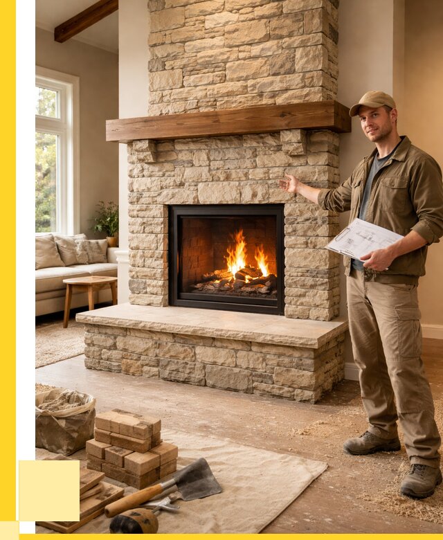 Камины под ключ в Белгороде от 186966 р. | ЭриданБлг — установка