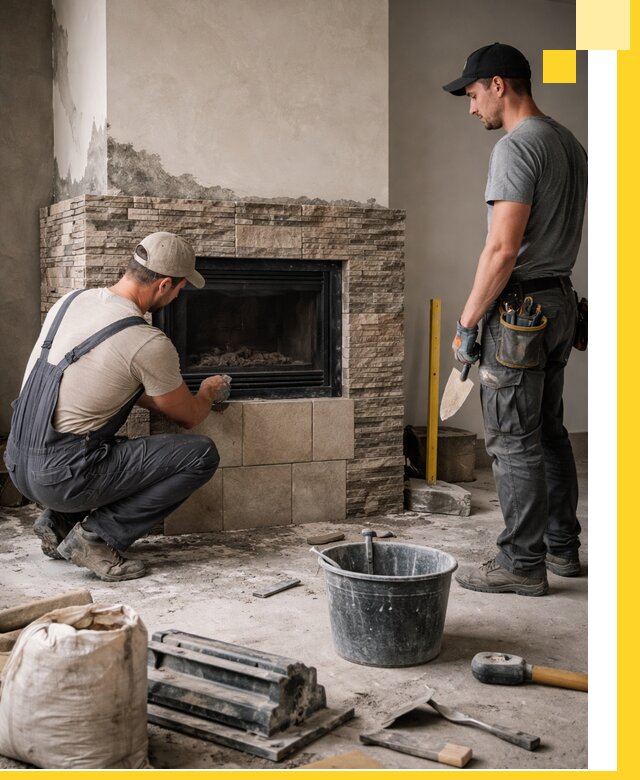 Камины под ключ в Белгороде: проект, изготовление и монтаж