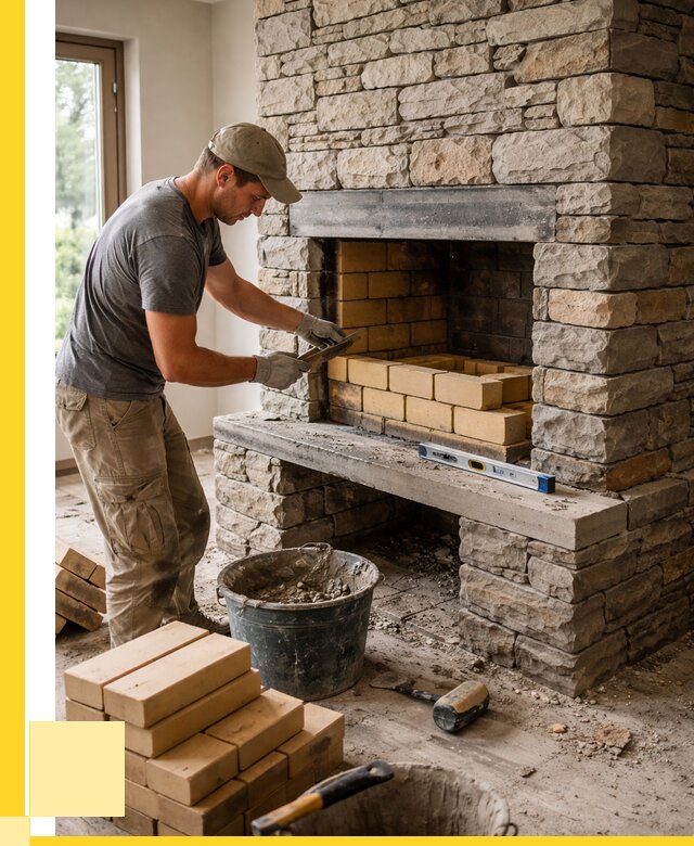 Кладка каминов и камина в Белгороде от 25968 р. ЭриданБлг