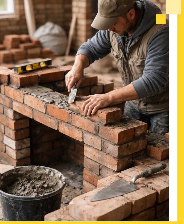 Кладка каминов под ключ в Белгороде профессиональная отделка и монтаж