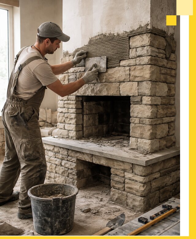 Строительство каминов под ключ в Белгороде от проектирования до монтажа