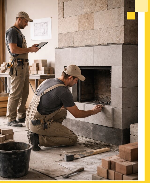 Индивидуальные проекты каминов и каминных систем в Белгороде