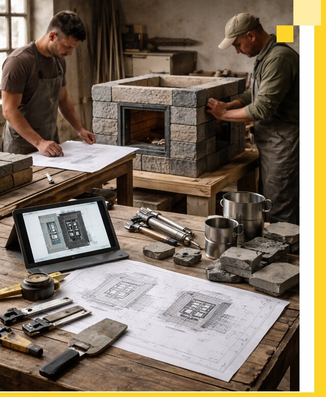 Разработка проектов печей с согласованием и монтажом в Белгороде