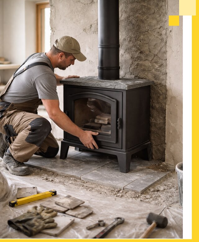 Профессиональный монтаж печей и каминов в Белгороде под ключ