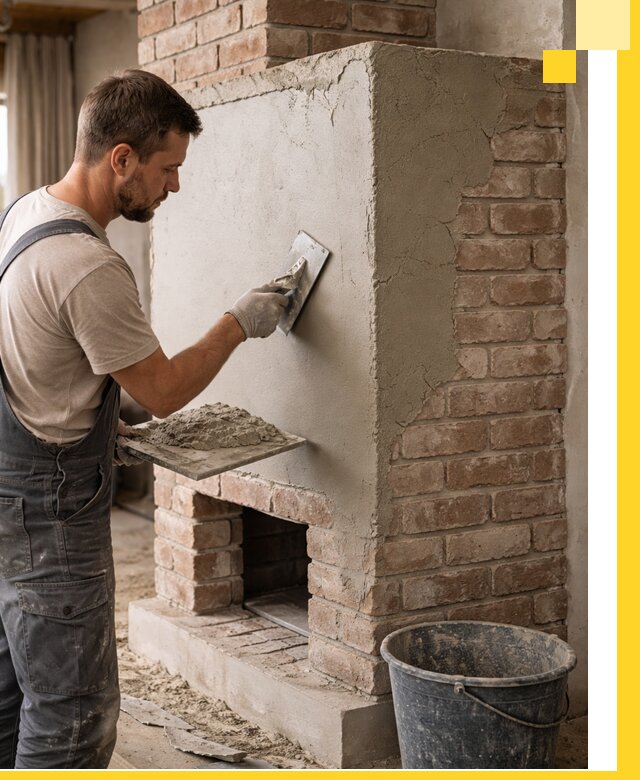 Отделка печей и облицовка каминов в Белгороде под ключ