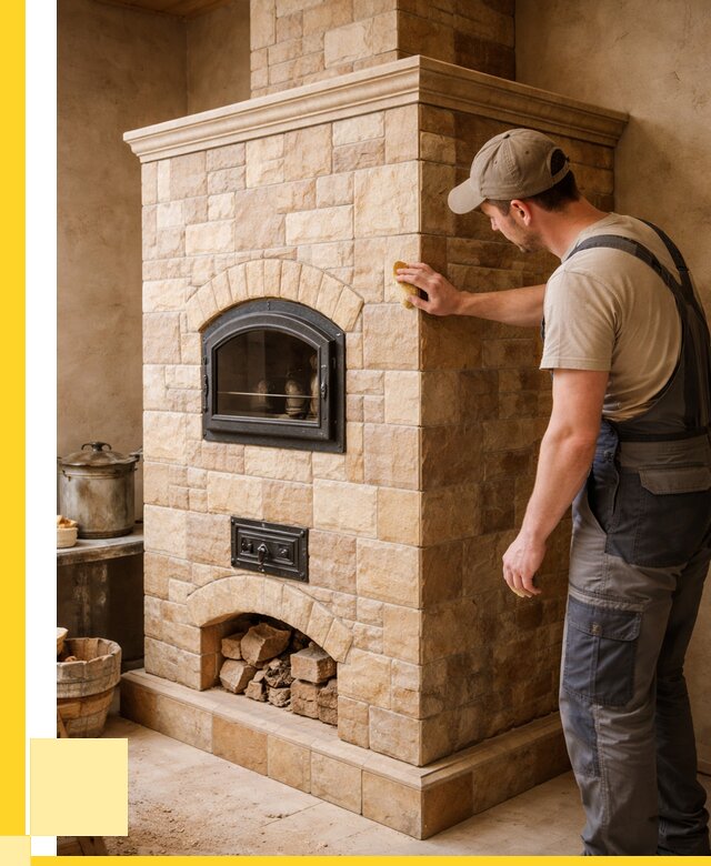 Облицовка печей в Белгороде от 4674 р. под ключ | ЭриданБлг