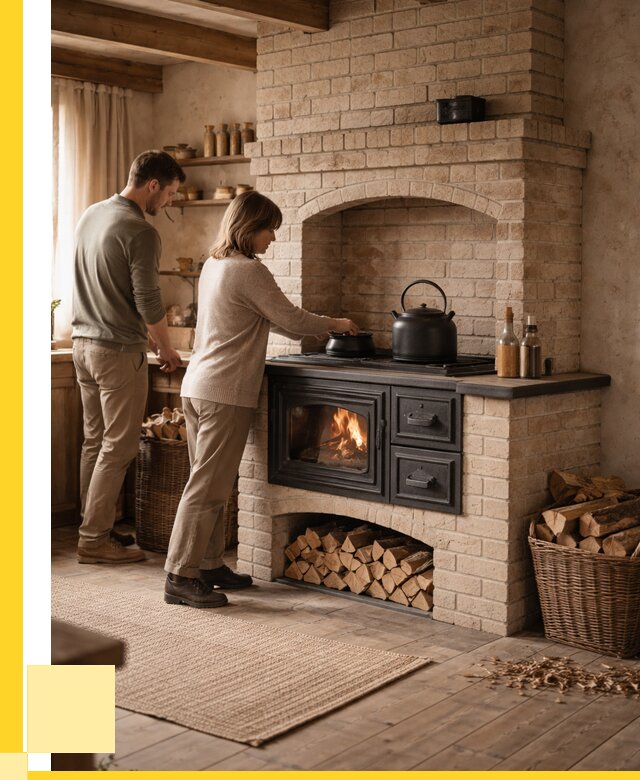 Печи с плитой в Белгороде от 46742 р. | ЭриданБлг — кирпичная печь