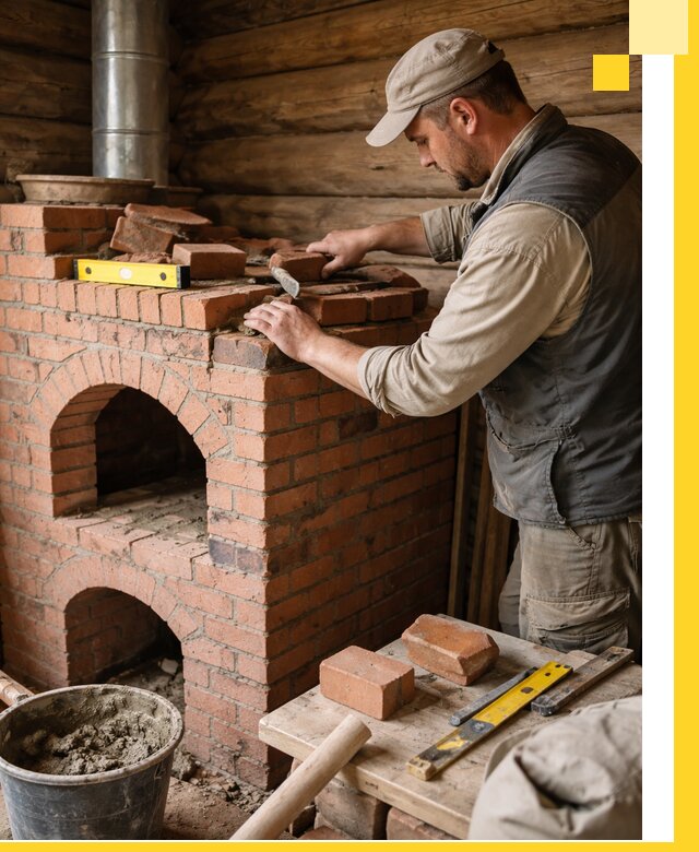 Изготовление и установка русских печей в Белгороде под ключ