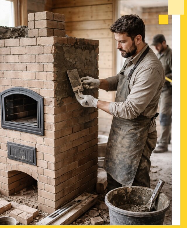 Изготовление и установка печей-шведок под ключ в Белгороде