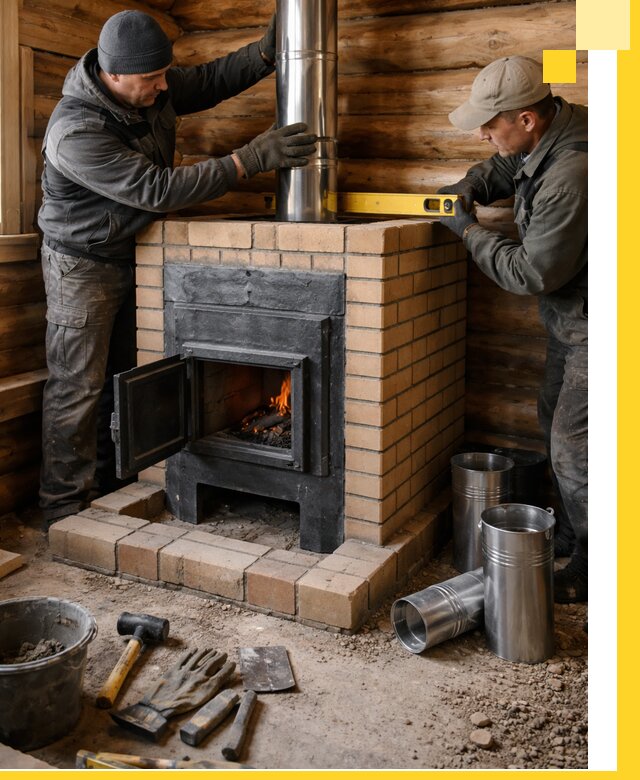 Проектирование, изготовление и установка банных печей в Белгороде