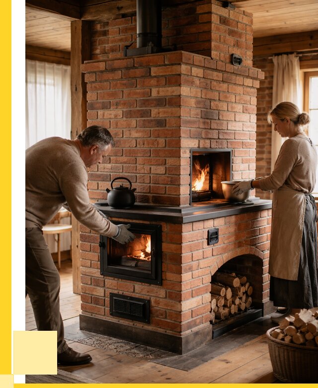 Печи для загородного дома под ключ в Белгороде от 83096 р. | ЭриданБлг