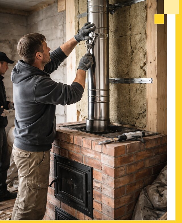 Изготовление и монтаж печей и дымоходов под ключ в Белгороде