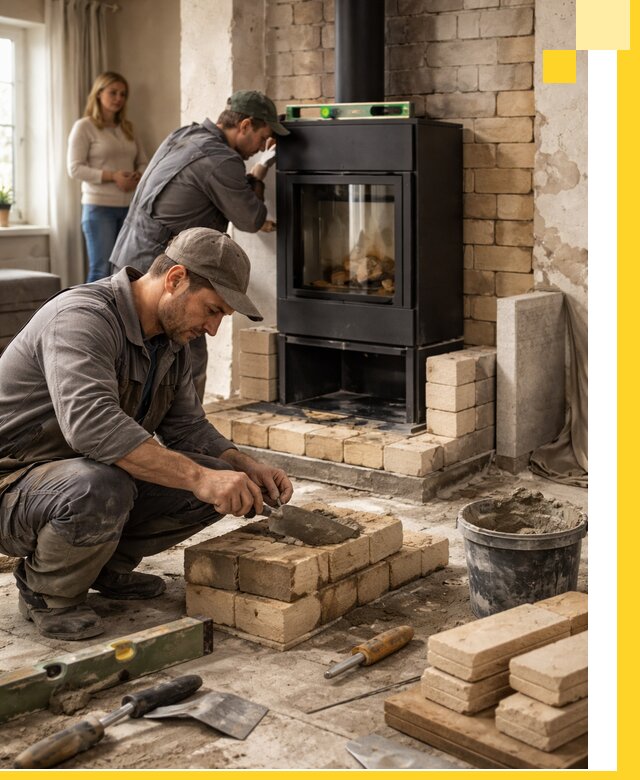 Печи и камины под ключ: проект, установка в Белгороде