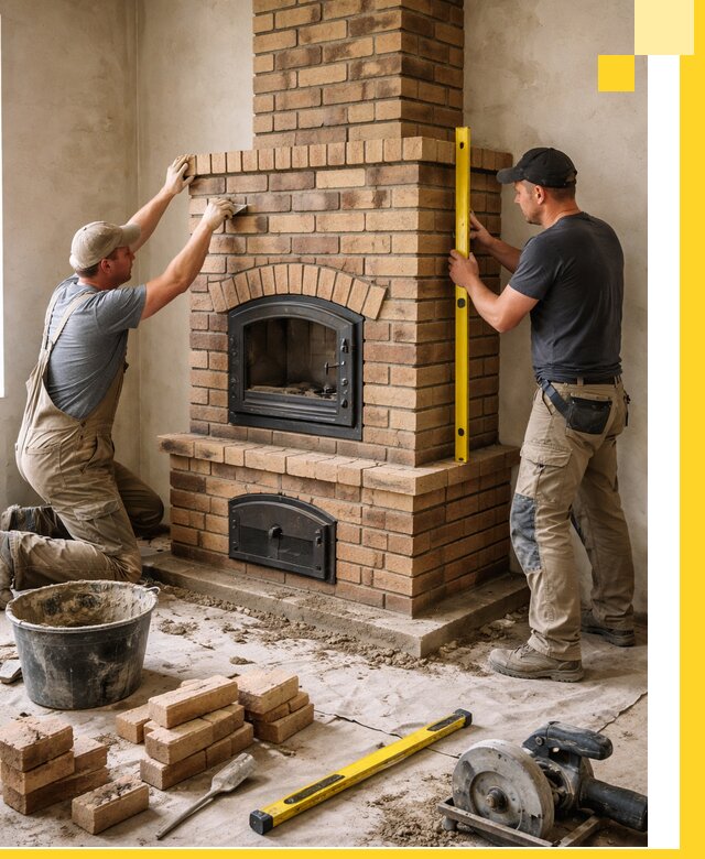 Продажа и установка печей и каминов для дома под ключ в Белгороде