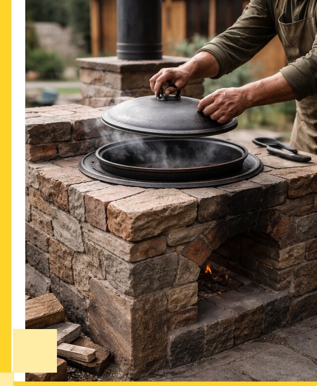 Печи для казана в Белгороде по цене от 18697 р. | ЭриданБлг