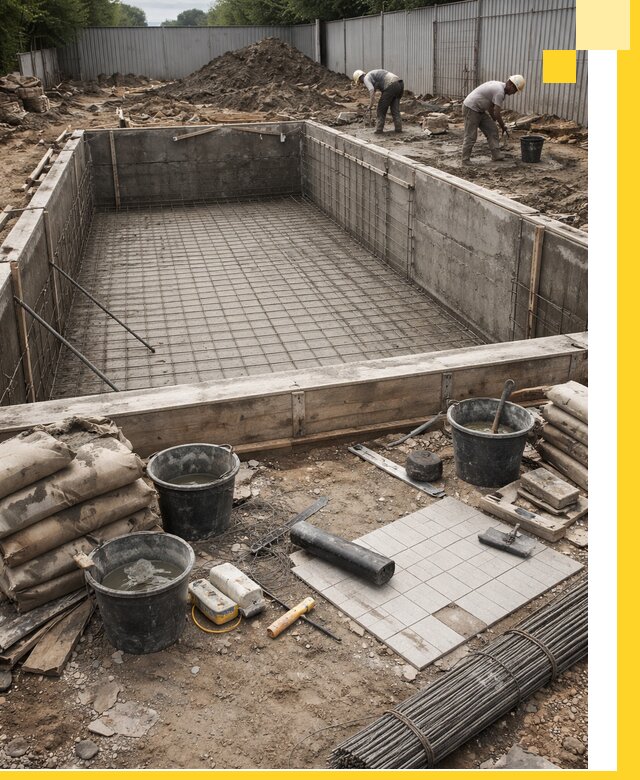 Строительство бассейнов под ключ в Белгороде, дизайн и монтаж