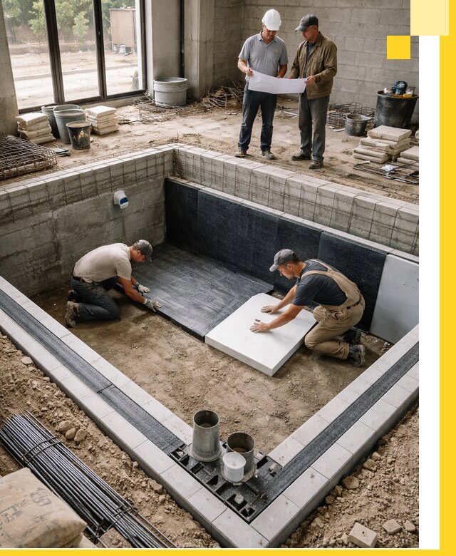 Проекты частных и общественных бассейнов под ключ в Белгороде