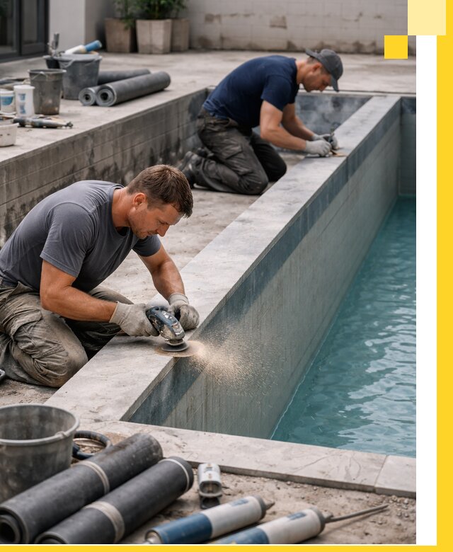 Профессиональный ремонт бассейнов под ключ в Белгороде