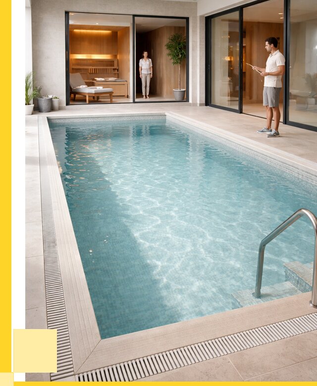 Отделка бассейна пленкой ПВХ в Белгороде от 3635 р. - ЭриданБлг