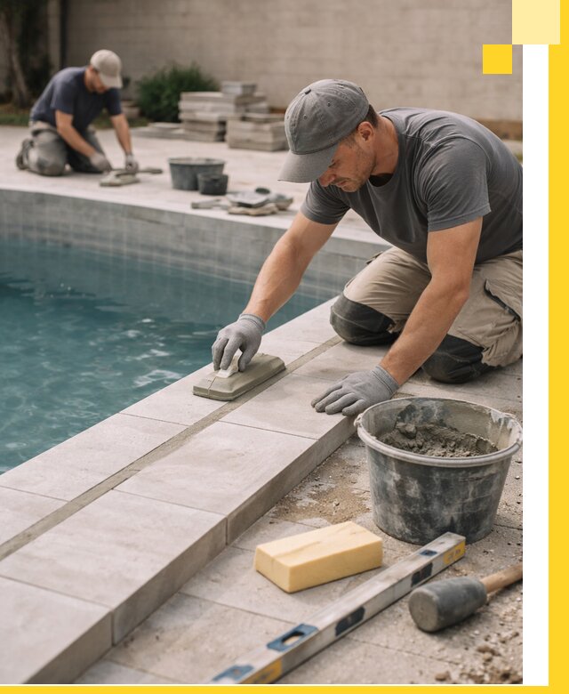 Отделка бассейнов в Белгороде: декоративная отделка и гидроизоляция