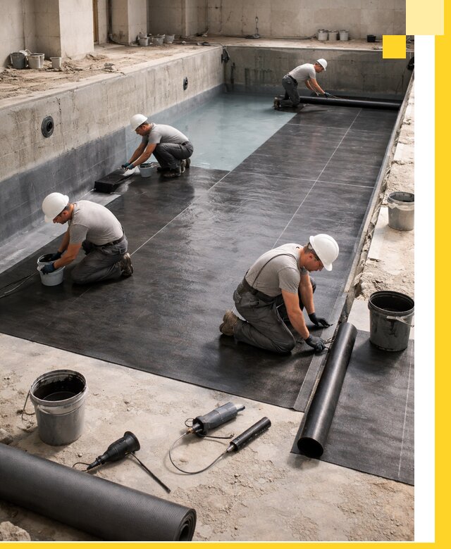 Профессиональная гидроизоляция бассейнов и чаш в Белгороде под ключ