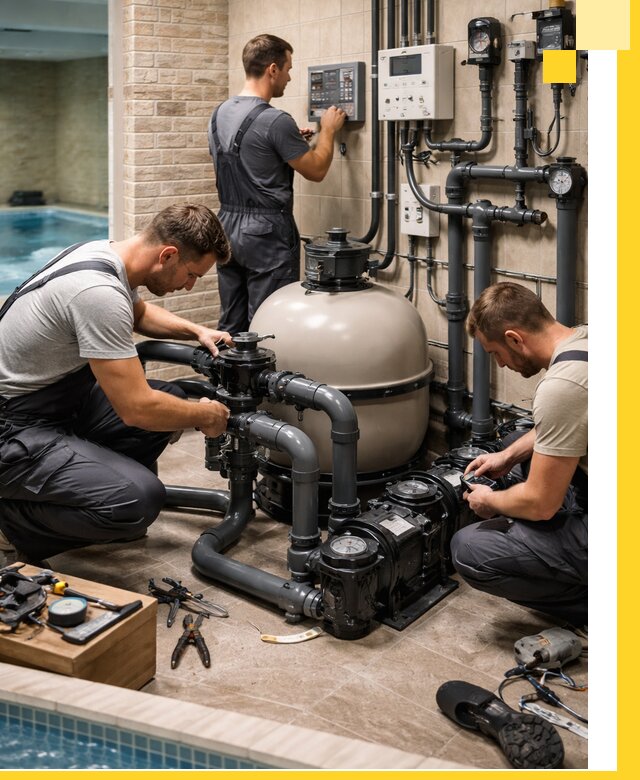 Комплексное оборудование для бассейнов под ключ в Белгороде