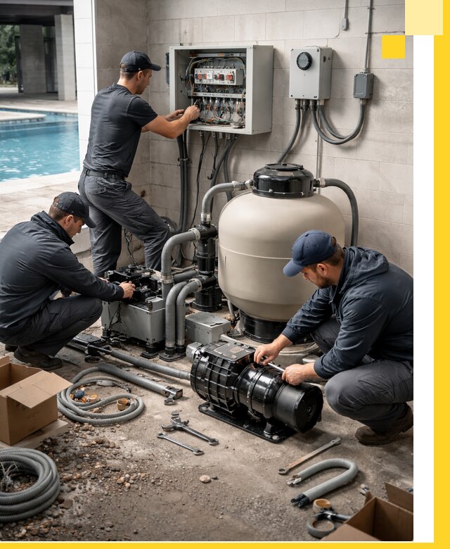 Профессиональный монтаж оборудования для бассейнов в Белгороде