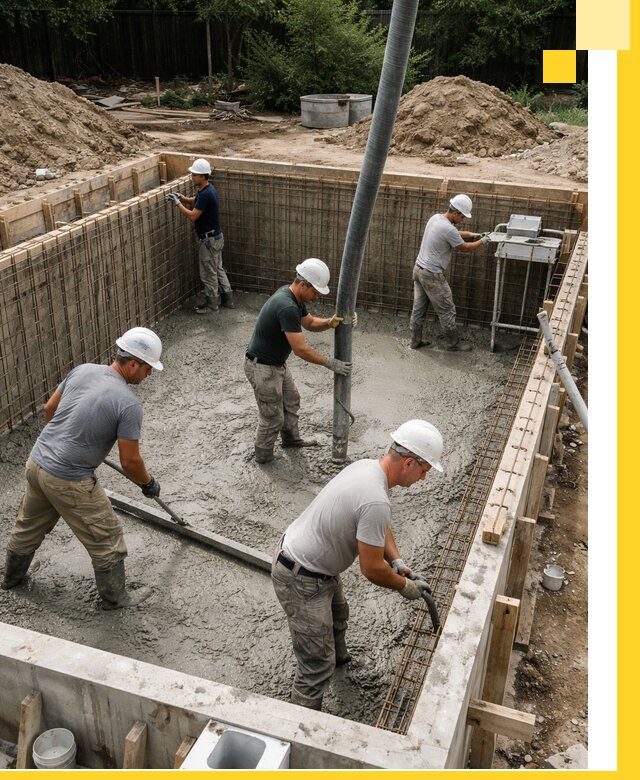 Строительство бетонных бассейнов под ключ в Белгороде