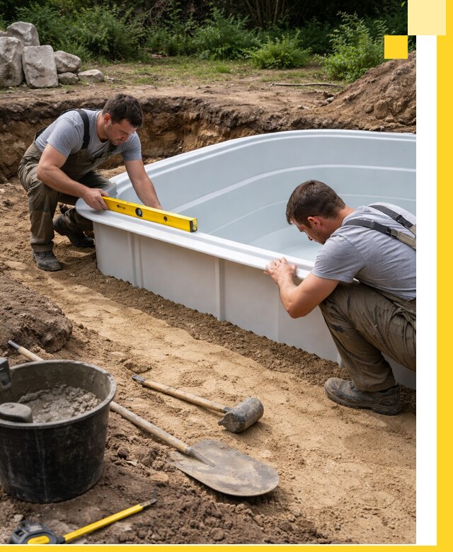 Производство и установка пластиковых бассейнов в Белгороде под ключ