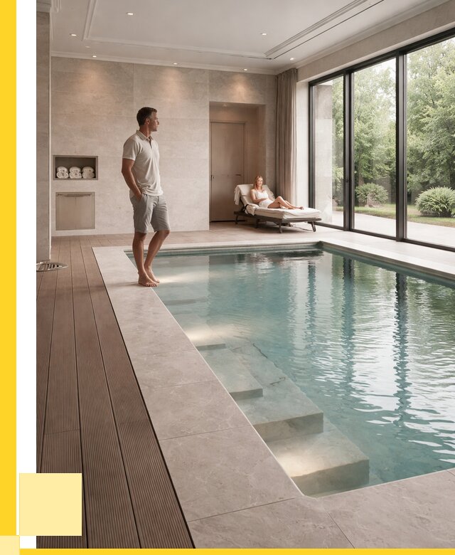 Бассейны в коттедже под ключ в Белгороде от 1246440 р. | ЭриданБлг