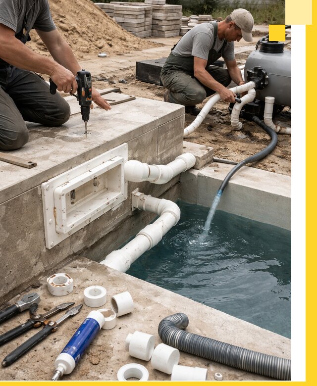 Строительство скиммерных бассейнов под ключ в Белгороде