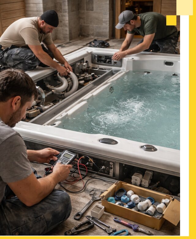 Гидромассажные бассейны под ключ в Белгороде, дизайн и монтаж