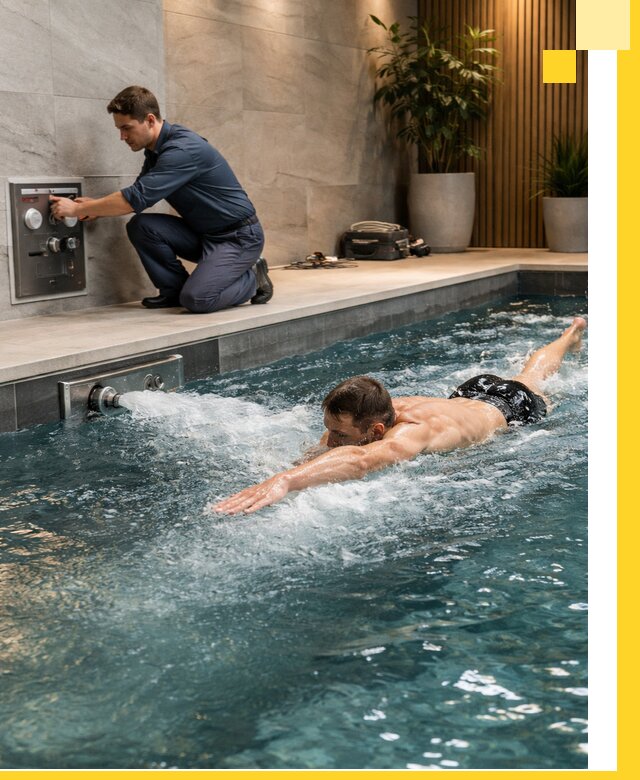 Проектирование и монтаж бассейнов с противотоком в Белгороде