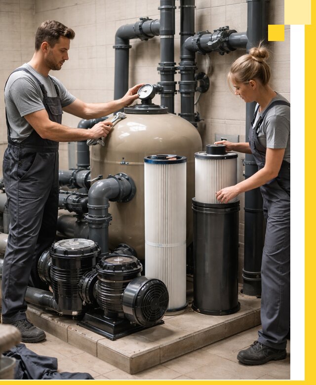 Фильтры и системы фильтрации для бассейнов в Белгороде