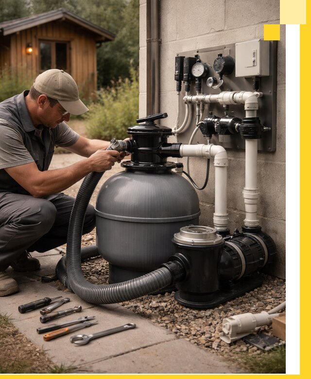 Продажа и монтаж фильтров и насосов для бассейнов в Белгороде