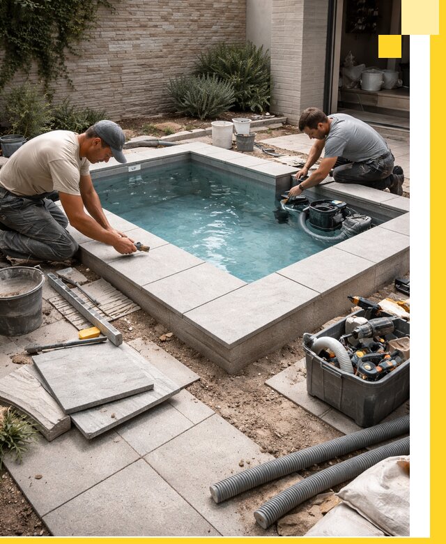 Мини бассейны под ключ в Белгороде, дизайн и установка