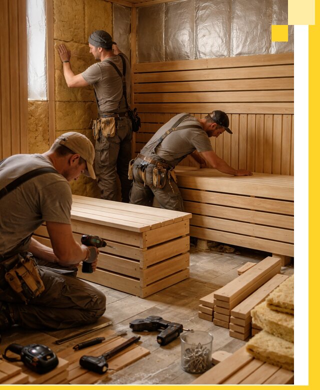 Профессиональное строительство саун под ключ в Белгороде