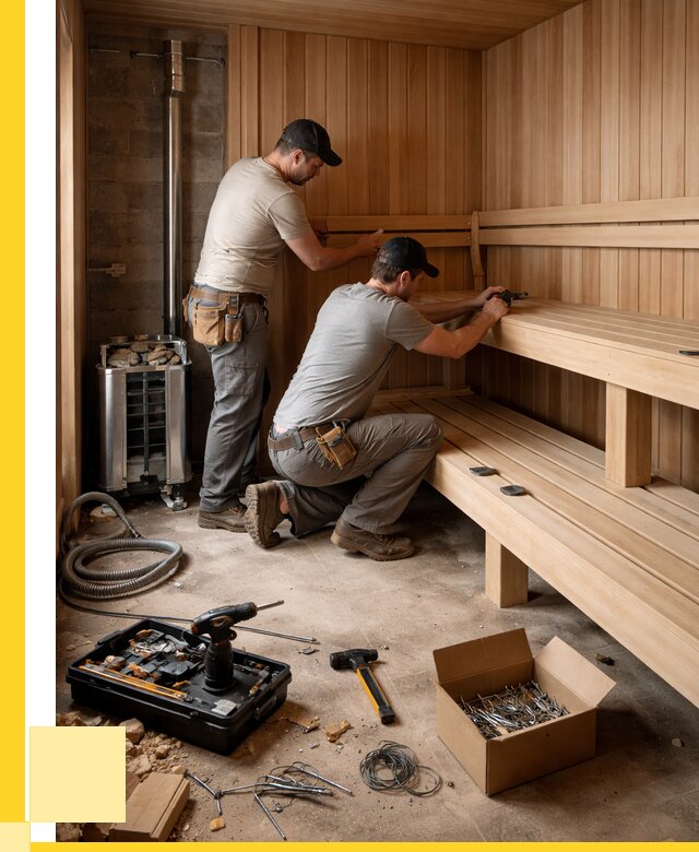 Монтаж саун под ключ в Белгороде от 124644 р. | ЭриданБлг