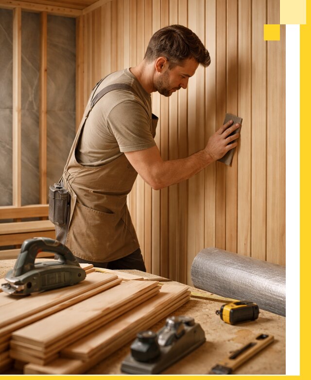 Профессиональная отделка саун и парных под ключ в Белгороде