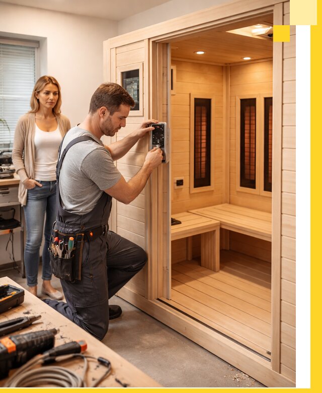 Инфракрасные сауны под ключ в Белгороде продажа и установка