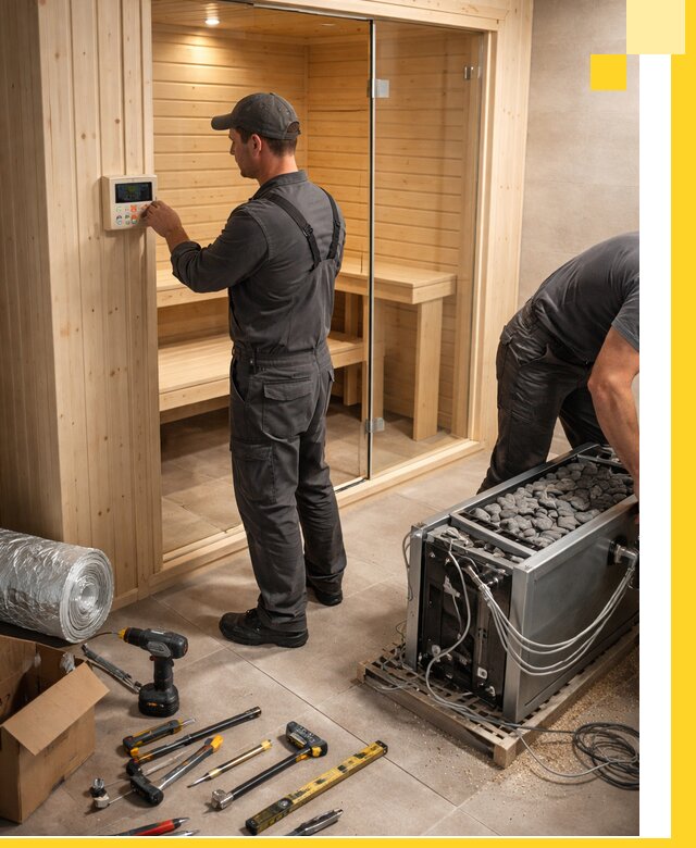 Поставка, установка и монтаж электрических саун в Белгороде