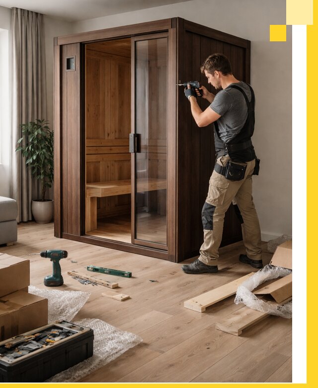 Установка и производство мини саун под ключ в Белгороде