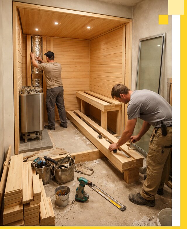 Проектирование и установка домашних саун под ключ в Белгороде