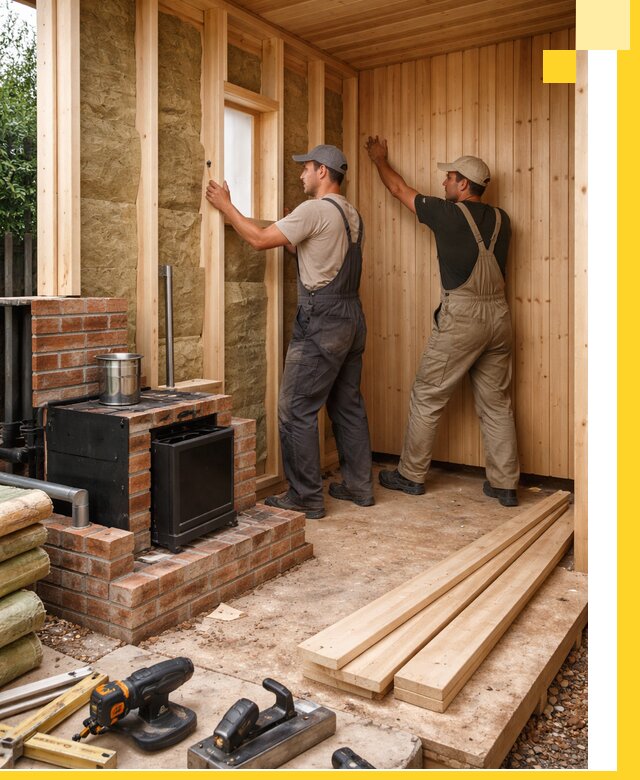 Строительство и установка дачных саун под ключ в Белгороде